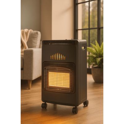 Chauffage à gaz 4200W pliable - 3 puissances de chauffe - Jusqu'à 40m2- Poele à gaz Mobile  - Brûleur céramique Infrarouge
