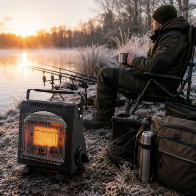 Chauffage à gaz portable 1700W Piezo Sécurité thermocouple Camping Pêche Project