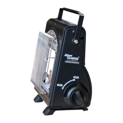Chauffage à gaz portable Piezo 1700W Sécurité thermocouple ALPEN Camping Basses températures