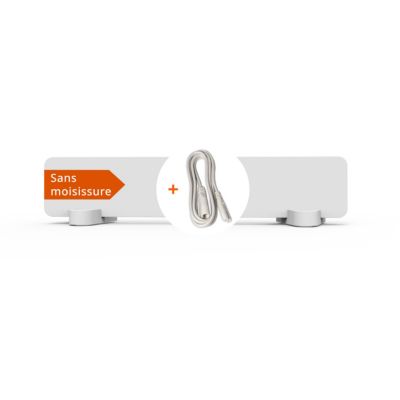Chauffage Infrarouge Könighaus Mobile Sur Roulettes - 130-1200W - Pour Pièces Jusqu'à 29m²
