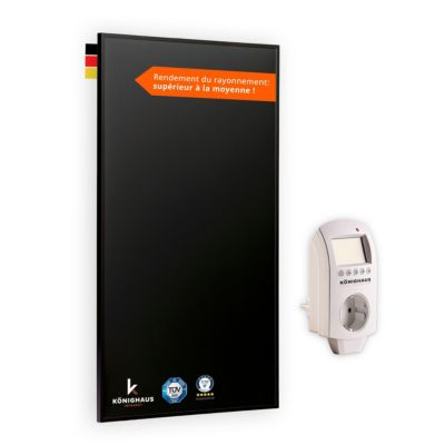 Hocosye Chauffage Infrarouge 600 Watts Avec Un Contrôle Intelligent, Panneau Radiateur