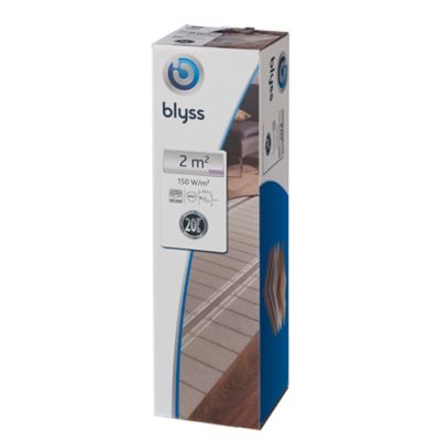 Chauffage par le sol électrique pour parquet 2 m²