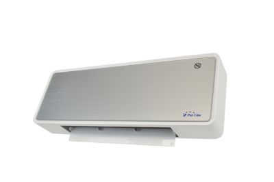 Chauffage soufflant 2000 W façade en verre argenté télécommande et minuterie