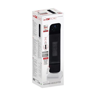 Chauffage soufflant en céramique tactile 2000W Clatronic HL 3763 Blanc