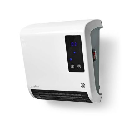 Chauffage soufflant éléctrique 2000W avec Télécommande Programmable Salle de bain Chauffe jusqu'à 20 m² NEDIS