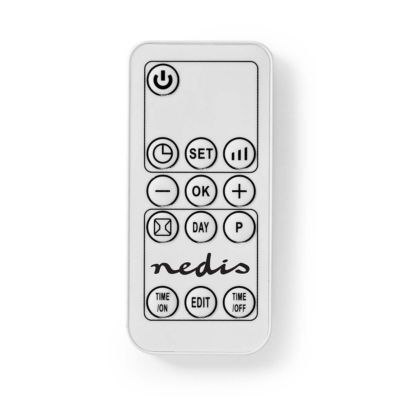 Chauffage soufflant éléctrique 2000W avec Télécommande Programmable Salle de bain Chauffe jusqu'à 20 m² NEDIS