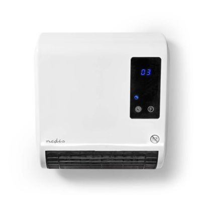 Chauffage soufflant éléctrique 2000W avec Télécommande Programmable Salle de bain Chauffe jusqu'à 20 m² NEDIS