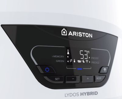 Chauffe-eau électrique 100 L hybrid connecté Ariston Lydos 3 personnes