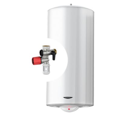 Chauffe-eau électrique 200 L stéatite Ariston Stileos + groupe de sécurité