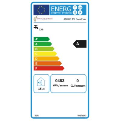 Chauffe Eau Electrique ADROS 15L Sous Evier Sannover