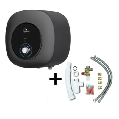 Chauffe Eau Electrique ADROS 30L Sur Evier Sannover + Kit d'Installation Complet NF