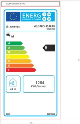 Chauffe-eau électrique Ariston Velis Tech blanc 45L