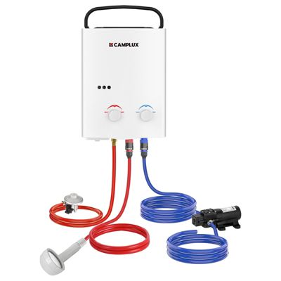 Chauffe-eau gaz instantané portable 5L avec pompe Camplux