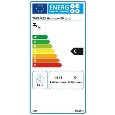 Chauffe eau Harmony Pro 50 Universal, élément chauffant sec, Thermex