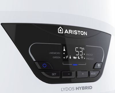 Chauffe-eau hybride à poser, vertical, Ariston Lydos Hybrid Wi-Fi 130L
