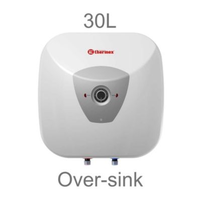 Chauffe-eau électrique HIT PRO 30L Thermex, Installation au-dessus de l'évier arrivées d'eau en bas