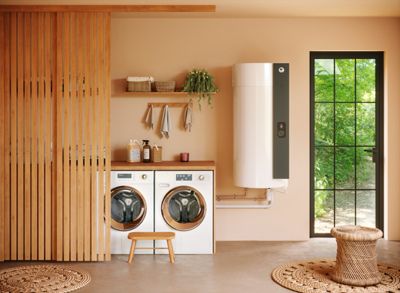 Chauffe-eau thermodynamique Aéromax 6 vertical mural CC 100L - THERMOR - 296111