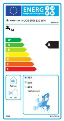 Chauffe-eau thermodynamique Ariston Nuos 110L