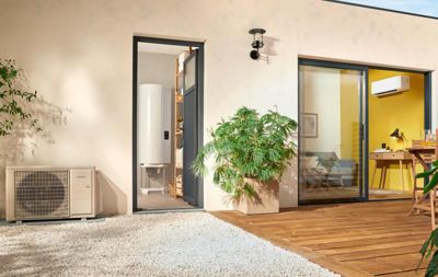 Chauffe eau thermodynamique CALYPSO connecté Split Inverter - Sur socle - capacité 270L