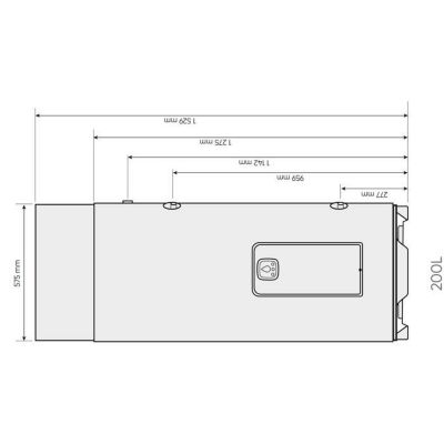 Chauffe-eau thermodynamique Égéo vertical sur socle 200 L - Monosplit - ATLANTIC - garantie 5 ans