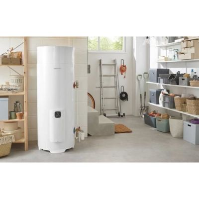 Chauffe-eau thermodynamique Égéo vertical sur socle 200 L - Monosplit - ATLANTIC - garantie 5 ans