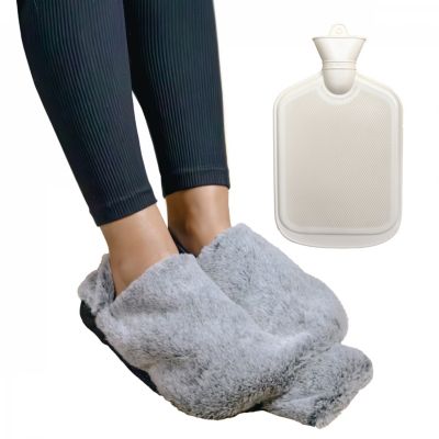 Chauffe pieds bouillotte douce 3 litres, déhoussable et antidérapant - Vivezen