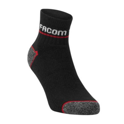 Chaussettes de travail courtes Facom taille 43 à 46, 3 paires