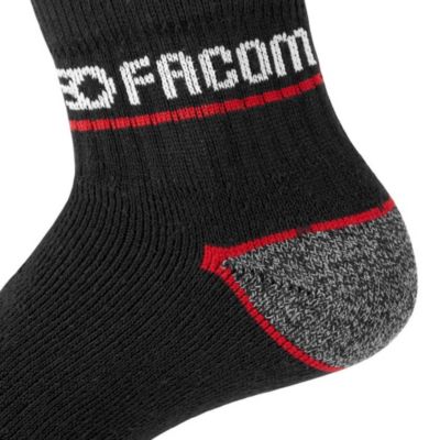 Chaussettes de travail courtes Facom taille 43 à 46, 3 paires