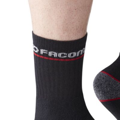 Chaussettes de travail longues Facom taille 43 à 46, 3 paires