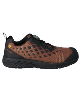 Chaussures de sécurité basses BOA Fit Brun noisette Noir T.47 - MASCOT F0650-704