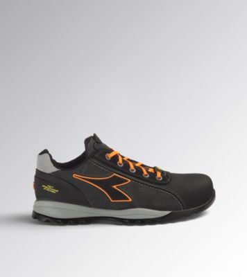 Chaussures de sécurité basses GLOVE NET LOW PRO S3 HRO SRA ESD - 701.173528C8321, Asphalt/Orange fluo, EU 44