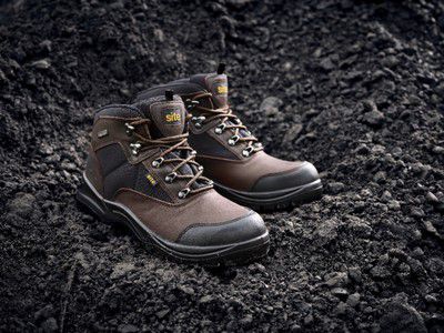 Chaussures de sécurité hautes Onyx imperméables marron Site taille 41