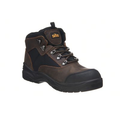 Chaussures de securite hautes Onyx impermeables marron Site taille 42