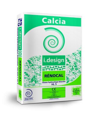 Chaux hydrolique blanche renocal 35 kg | Castorama
