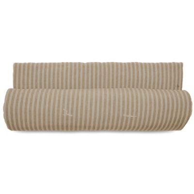 Chemin de lit coton lavé 80x200 cm LILI DÉCO marron camel