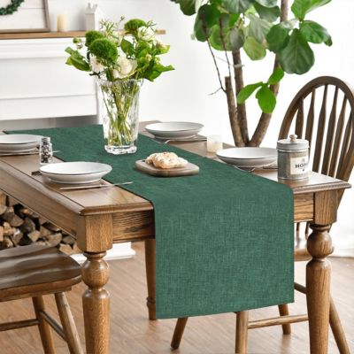 Chemin de Table Polyester Vert Forêt 40 x 180 cm