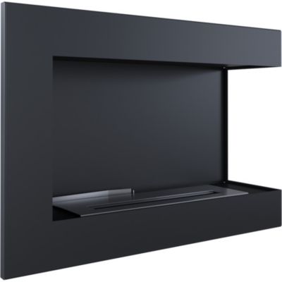 Cheminée bio-éthanol DELTA d'angle droit 60 cm