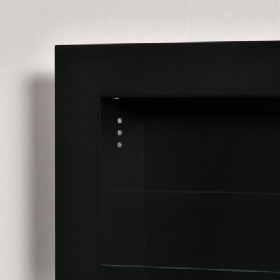 Cheminée bioéthanol murale design Bauhaus - 3xbrûleurs 1L - pare-feu verre trempé, kit fixation- acier inox. acier dépoli