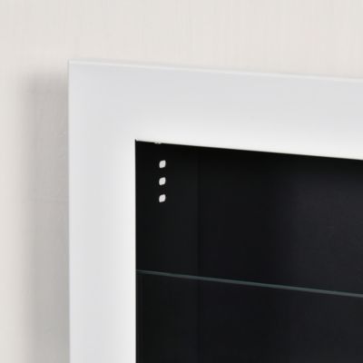 Cheminée bioéthanol murale design Bauhaus - 3xbrûleurs 1L - pare-feu verre trempé, kit fixation- acier inox. acier dépoli