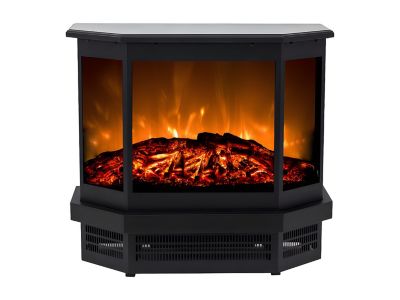 Cheminée électrique poêle ETNA - L55.8 x P22.5 x H51.6 cm - Noire