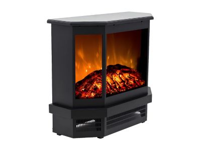 Cheminée électrique poêle ETNA - L55.8 x P22.5 x H51.6 cm - Noire