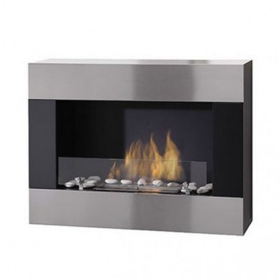 Cheminée éthanol Glamfire - Coloris Inox brossé