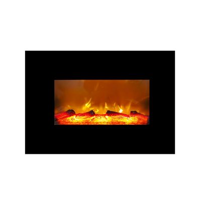 Cheminée électrique Cumbal 1800W noire