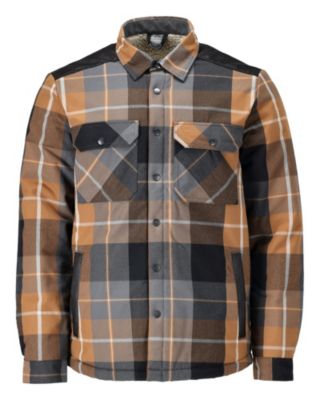 Chemise de travail en flanelle doublée fourrure MASCOT Customized 23104-446 Noisette M