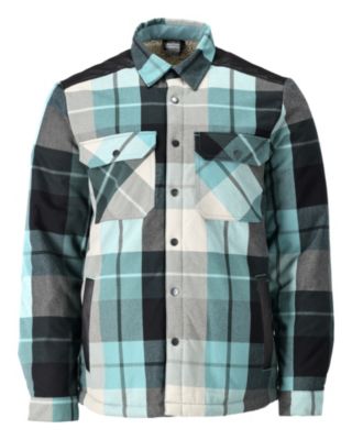 Chemise de travail en flanelle doublée fourrure MASCOT Customized 23104-446 Vert M