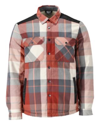 Chemise de travail en flanelle doublée polaire MASCOT Customized 23104-446 - Rouge XS
