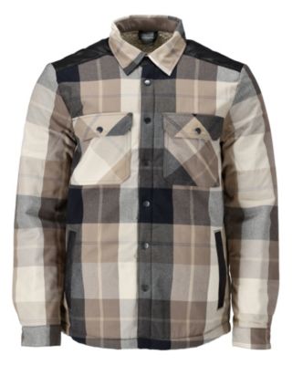 Chemise de travail en flanelle doublée polaire MASCOT Customized - Taupe XS