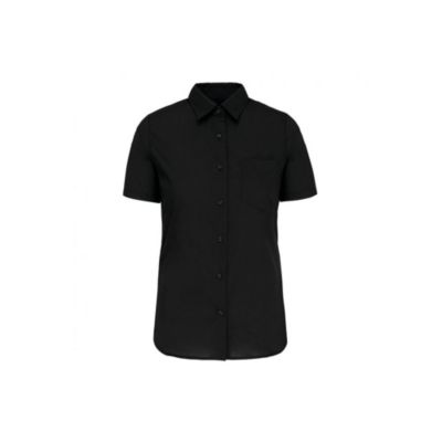Chemise manches courtes femme Kariban Noir L