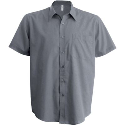 Chemise manches courtes Kariban Gris Clair S