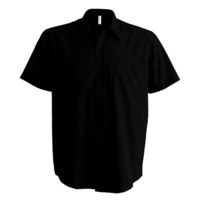 Chemise manches courtes Kariban Noir XXL